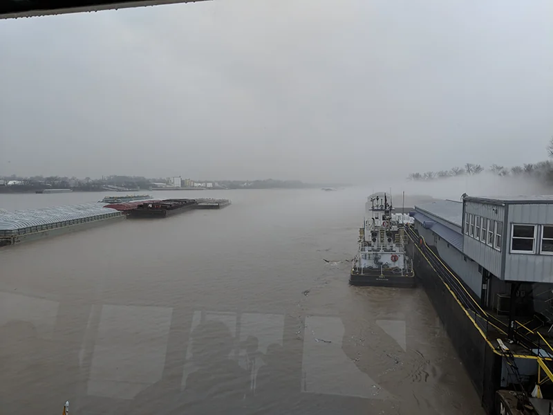 Operational field context that shaped the river logistics platform direction.